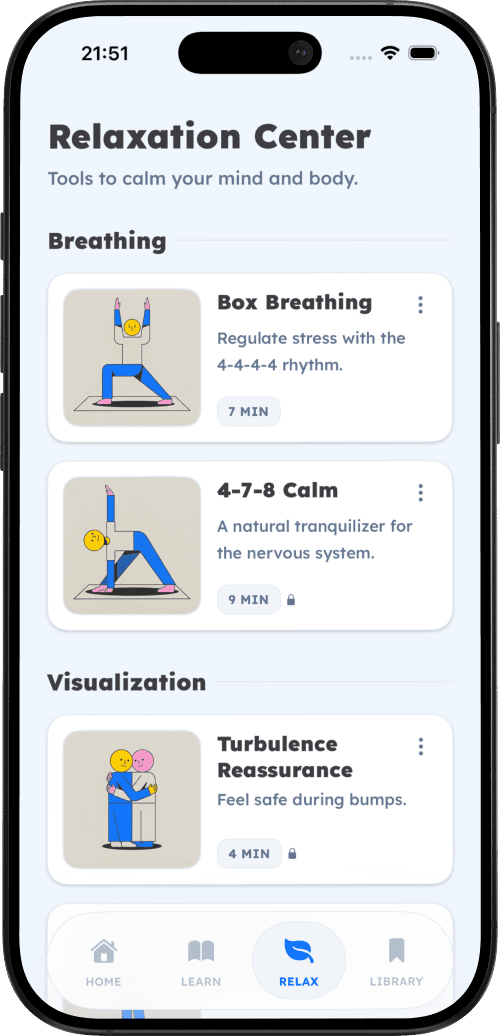 Calm Skies relax tools